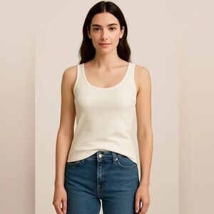 Dana Buchman - 100% Wool Knit Tank Top (Size: L)